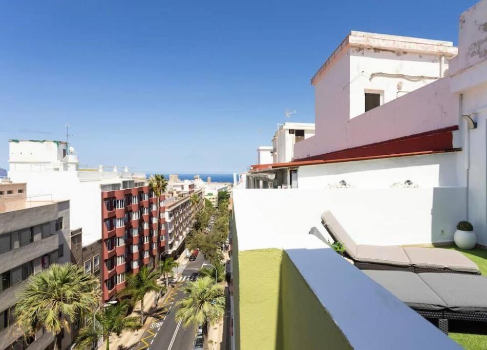 Atico Centro De Sc, Vistas, Aire Acondicionado!!! Lägenhet Santa Cruz de Tenerife Exteriör bild